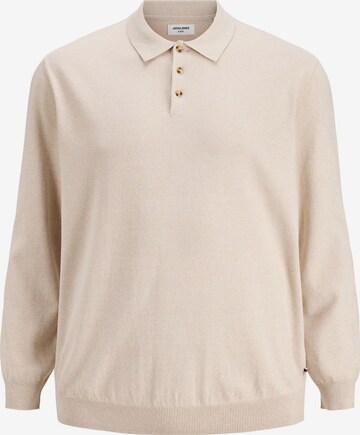 Pull-over JACK & JONES en beige : devant