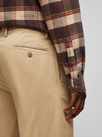 HECHTER PARIS Regular Chino Pants in Beige