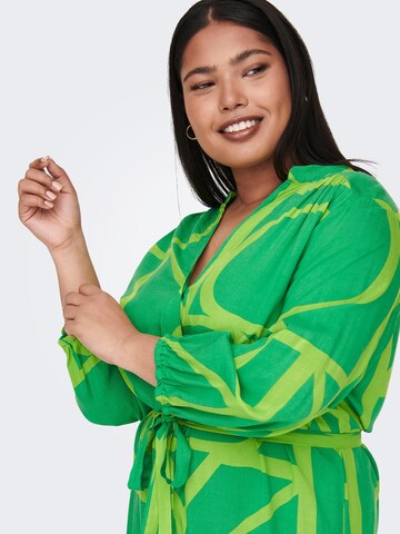 Robe-chemise ONLY Carmakoma en vert