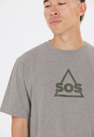 SOS Shirt 'Kvitfjell' in Grijs