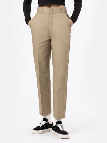 Effilé Pantalon 'PHOENIX' DICKIES en beige : devant