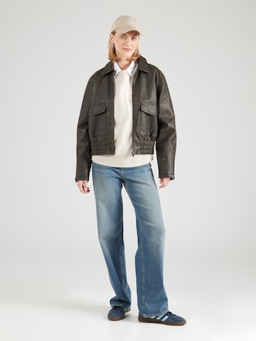 Sweat-shirt Abercrombie & Fitch en beige