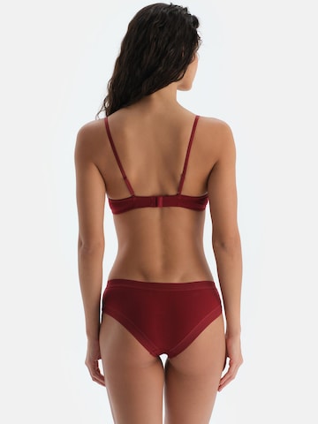 raudona Dagi Kelnaitės paaukštintu liemeniu