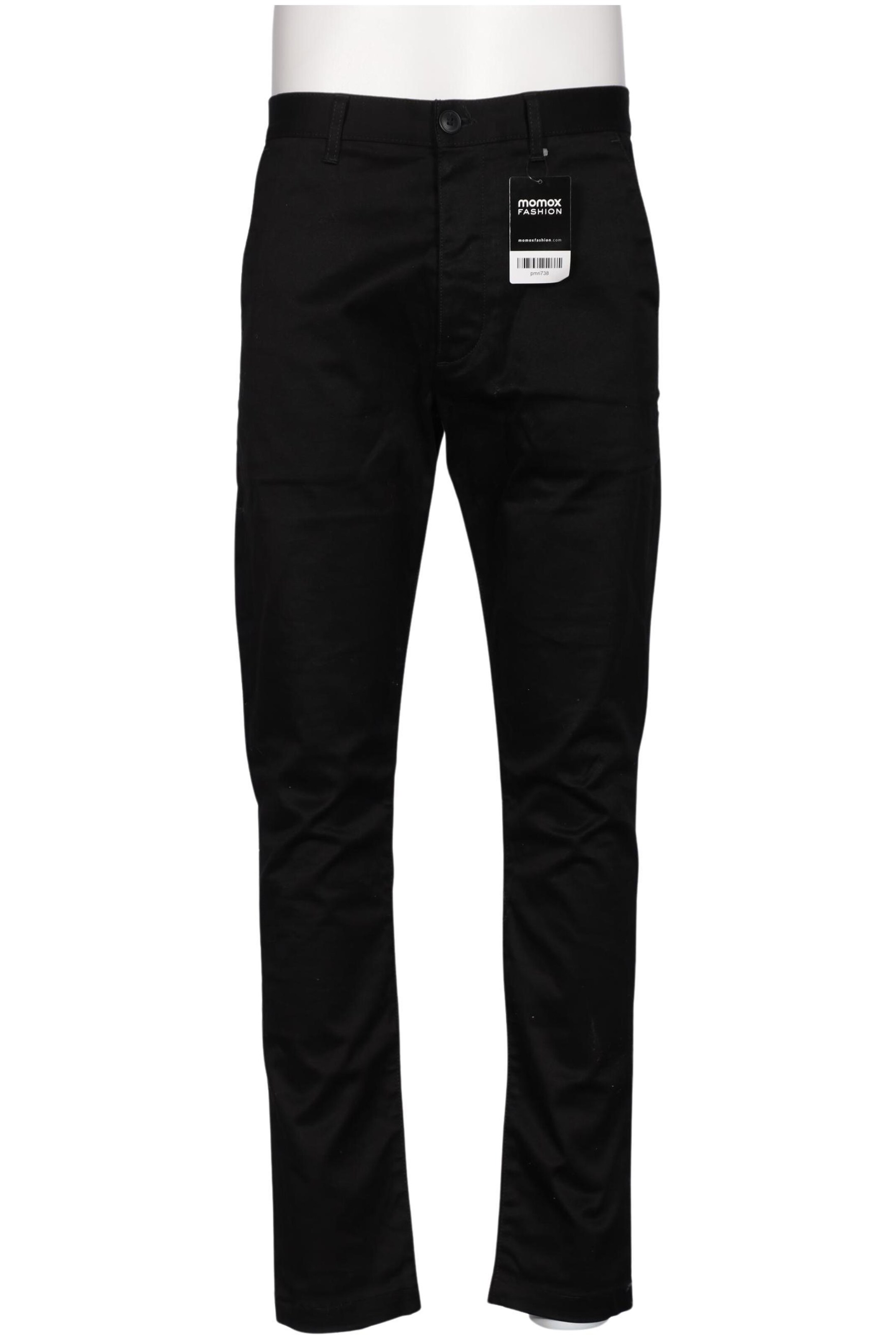 Saint Laurent Stoffhose 34 in Schwarz: Vorderseite