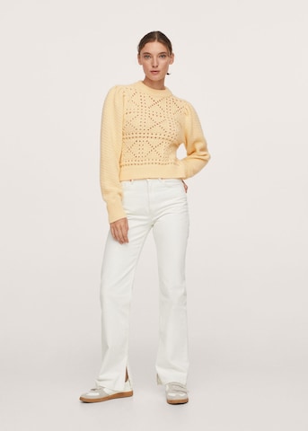MANGO Sweater 'Polchi' in Yellow