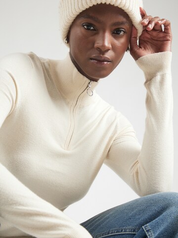 VERO MODA Pullover 'VMHAPPINESS' i beige