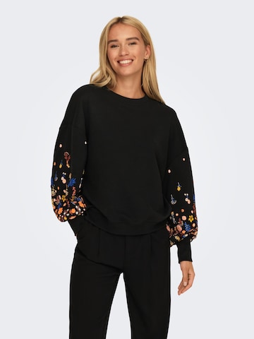 ONLY - Sweatshirt 'Brooke' em preto: frente