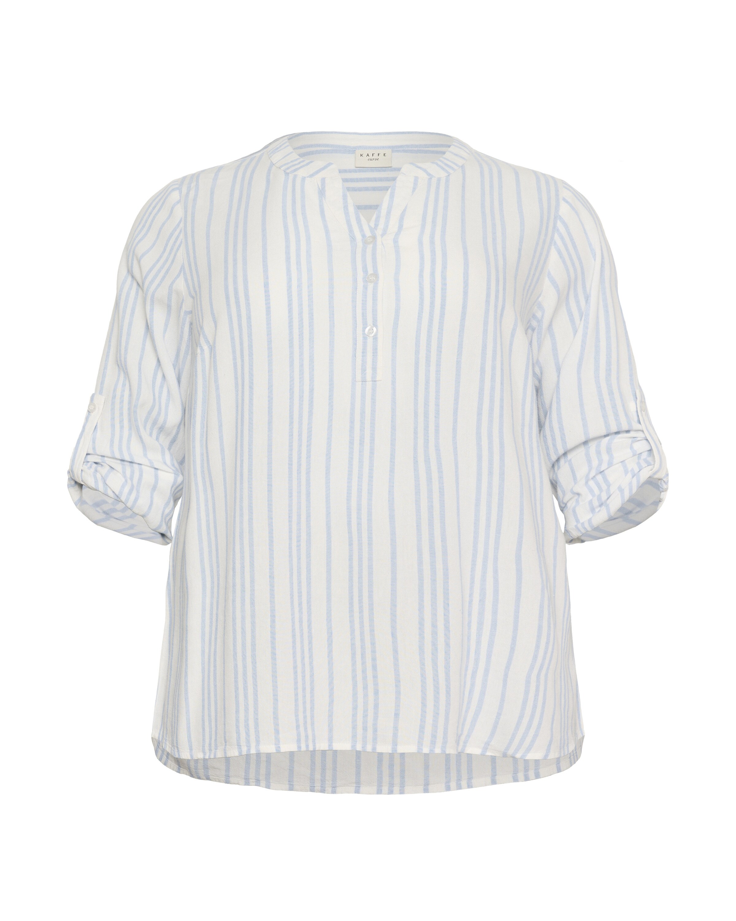 KAFFE CURVE Bluse 'KCMille' in Weiß: Vorderseite