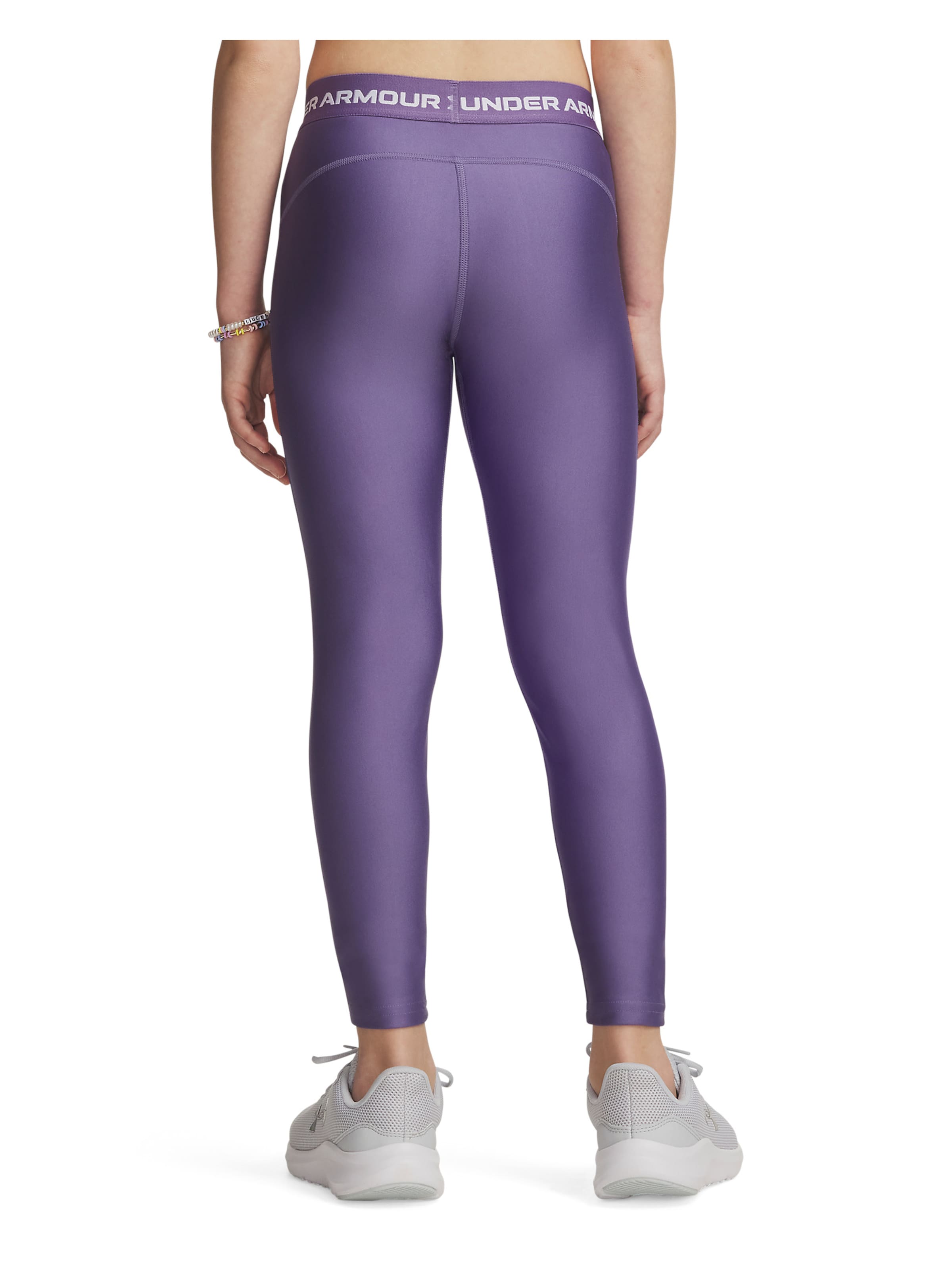 UNDER ARMOUR Skinny Sportbroek 'HeatGear' in Lila