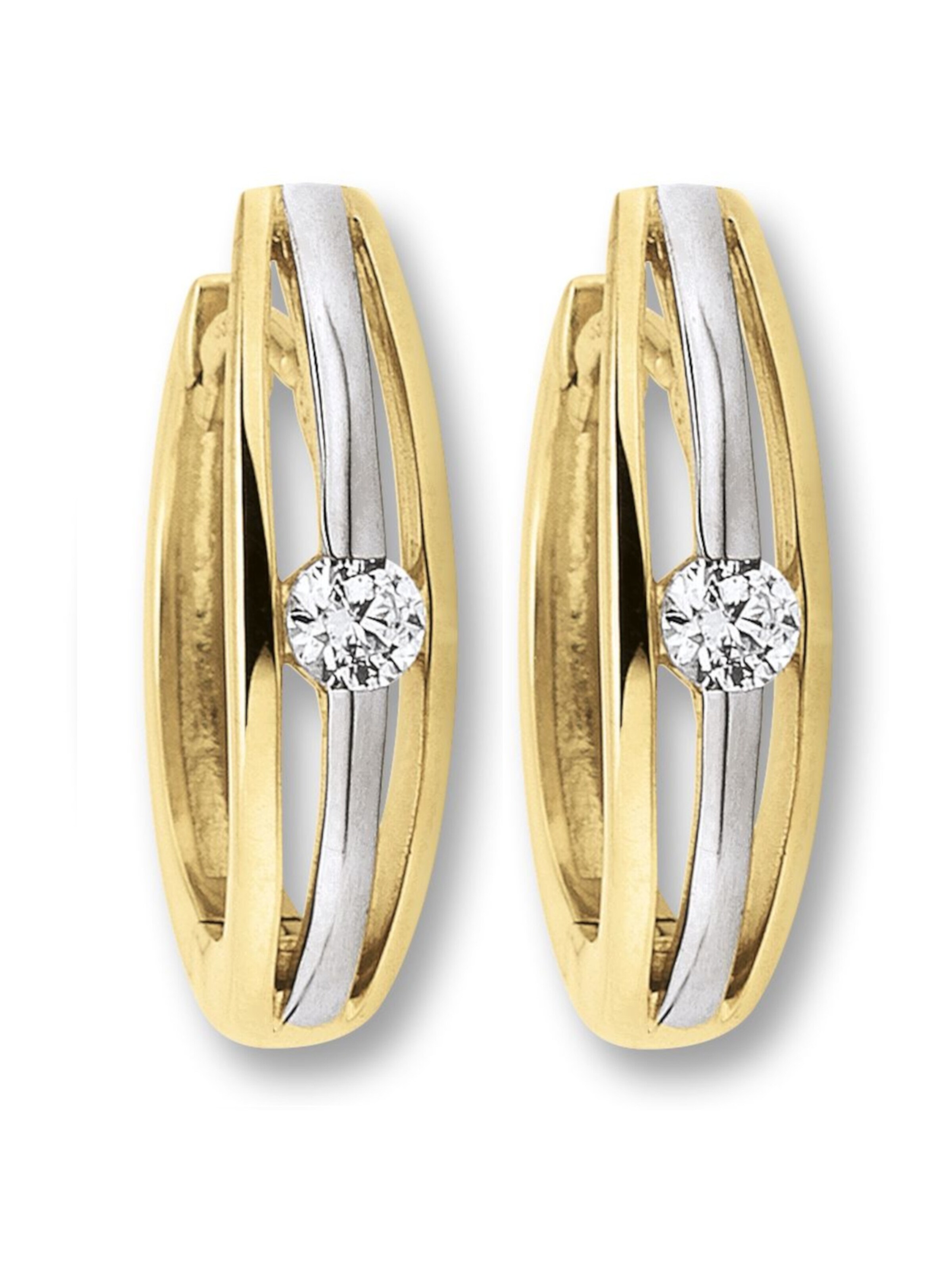 ONE ELEMENT Ohrringe in Gold: Vorderseite