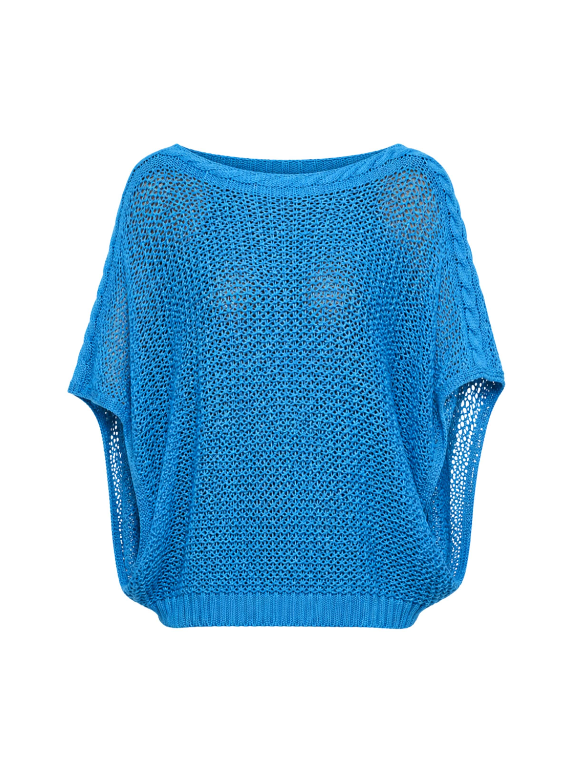 Süel knitwear Sweater 'Birthday' in Blue: front