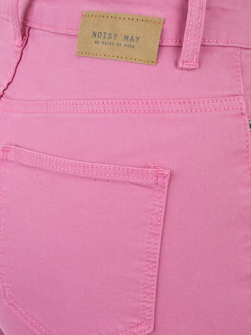 Noisy May Tall Slimfit Džíny 'CALLIE' – pink