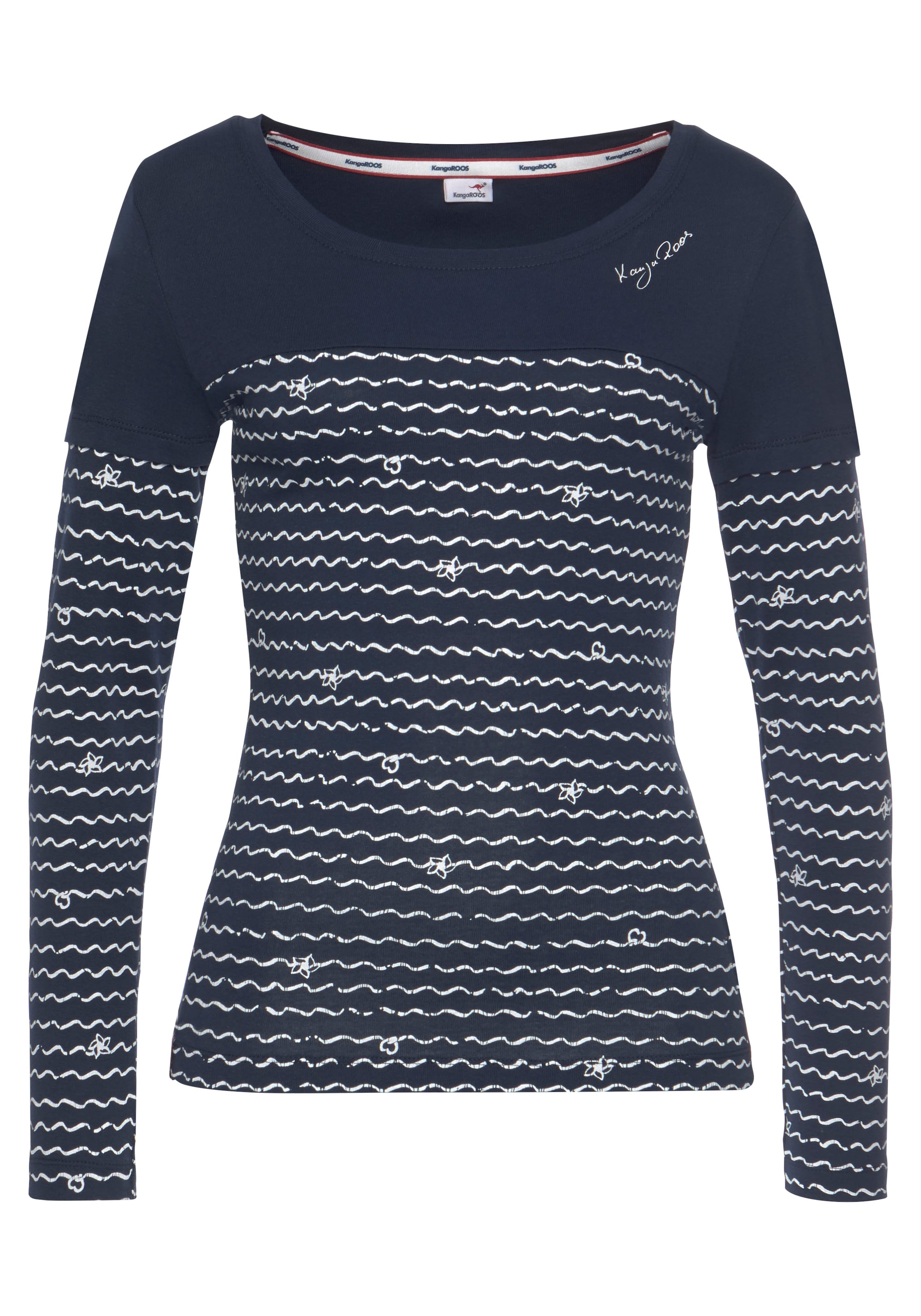 KangaROOS Shirt in Blau: Vorderseite