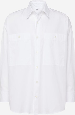 Studio Seidensticker Comfort fit Button Up Shirt 'Studio' in White: front