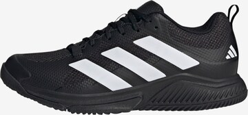 ADIDAS PERFORMANCE Athletic Shoes 'Court Team' in Black: front