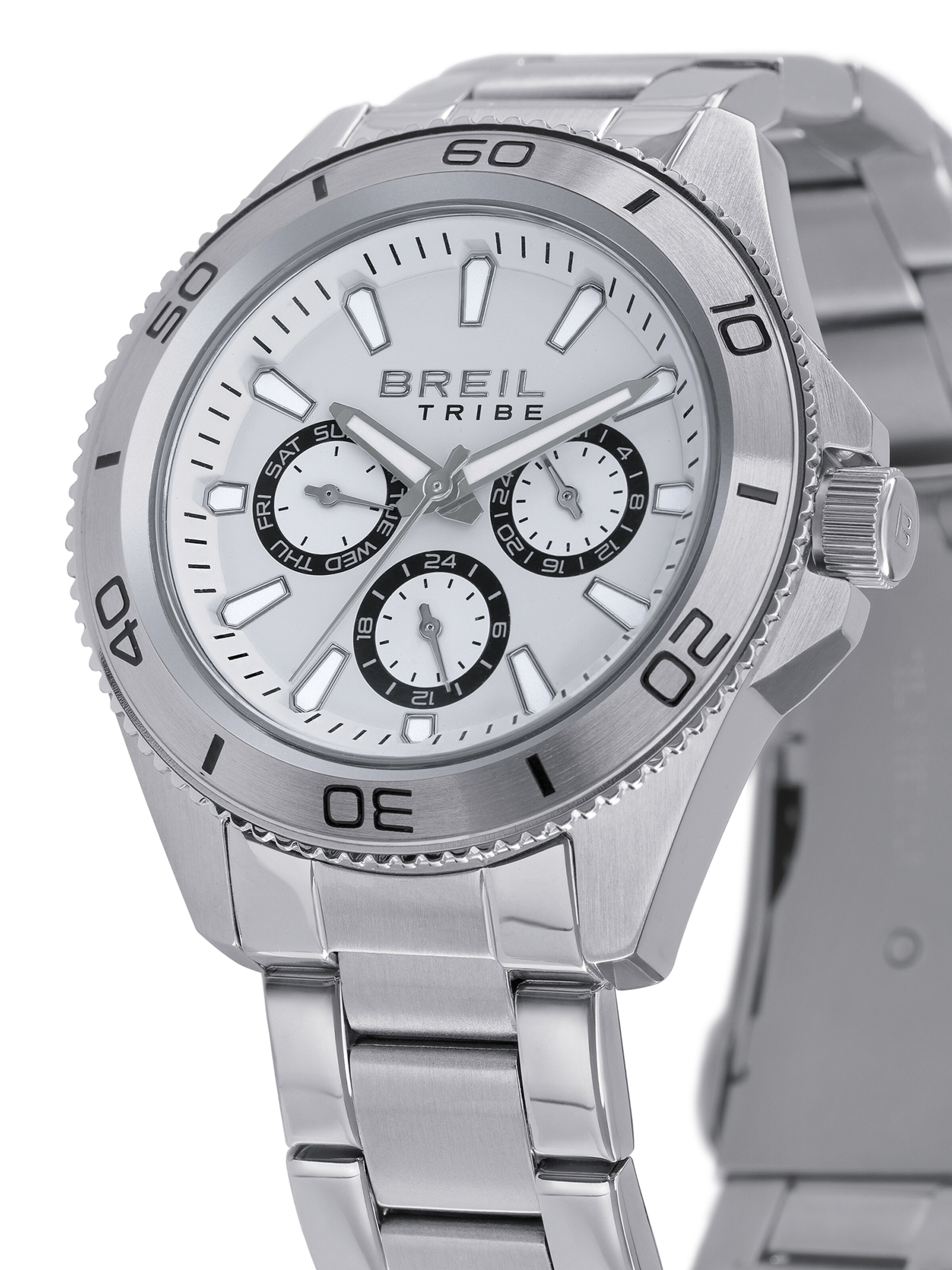Breil Analoog horloge 'Challenge' in Zilver