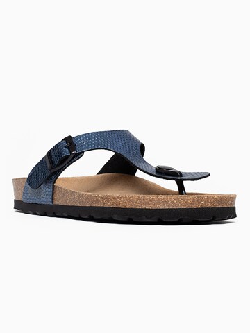 Bayton T-Bar Sandals 'Mercure' in Blue