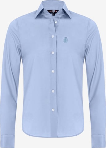 Jimmy Sanders Bluse in Blau: predná strana