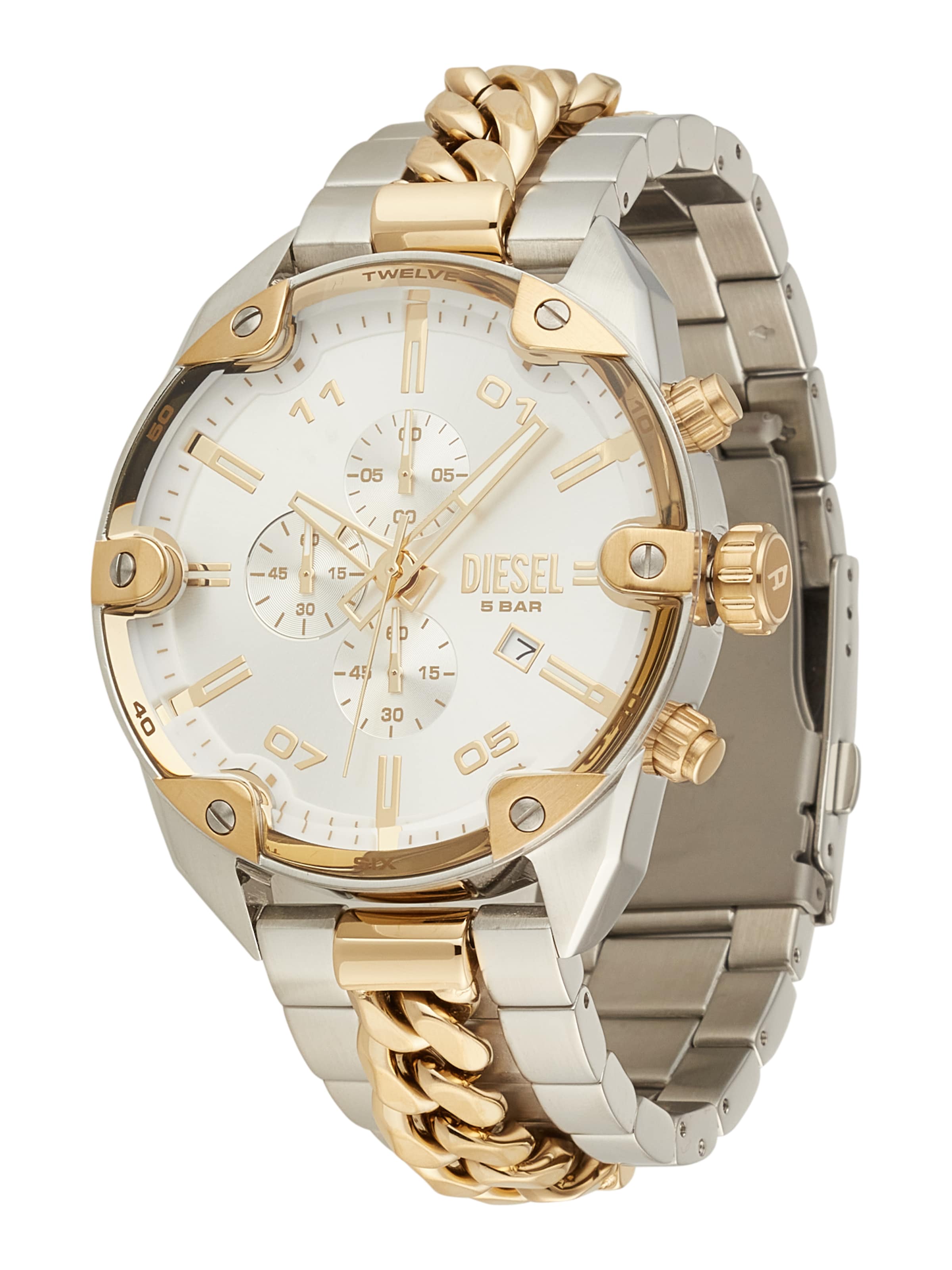 DIESEL - Relógios analógicos em prata: frente