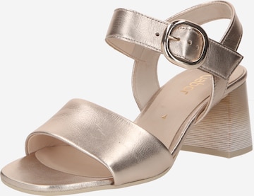 GABOR Sandalen met riem in Beige: voorkant