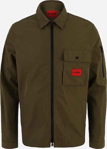 Veste mi-saison HUGO en vert : devant
