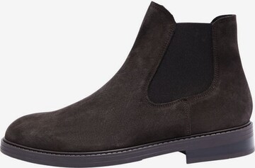 SELECTED HOMME Chelsea Boots i brun: forside