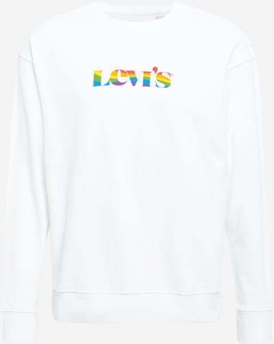 LEVI'S ® Sweat-shirt 'Relaxd Graphic Crew' en mélange de couleurs / blanc, Vue avec produit
