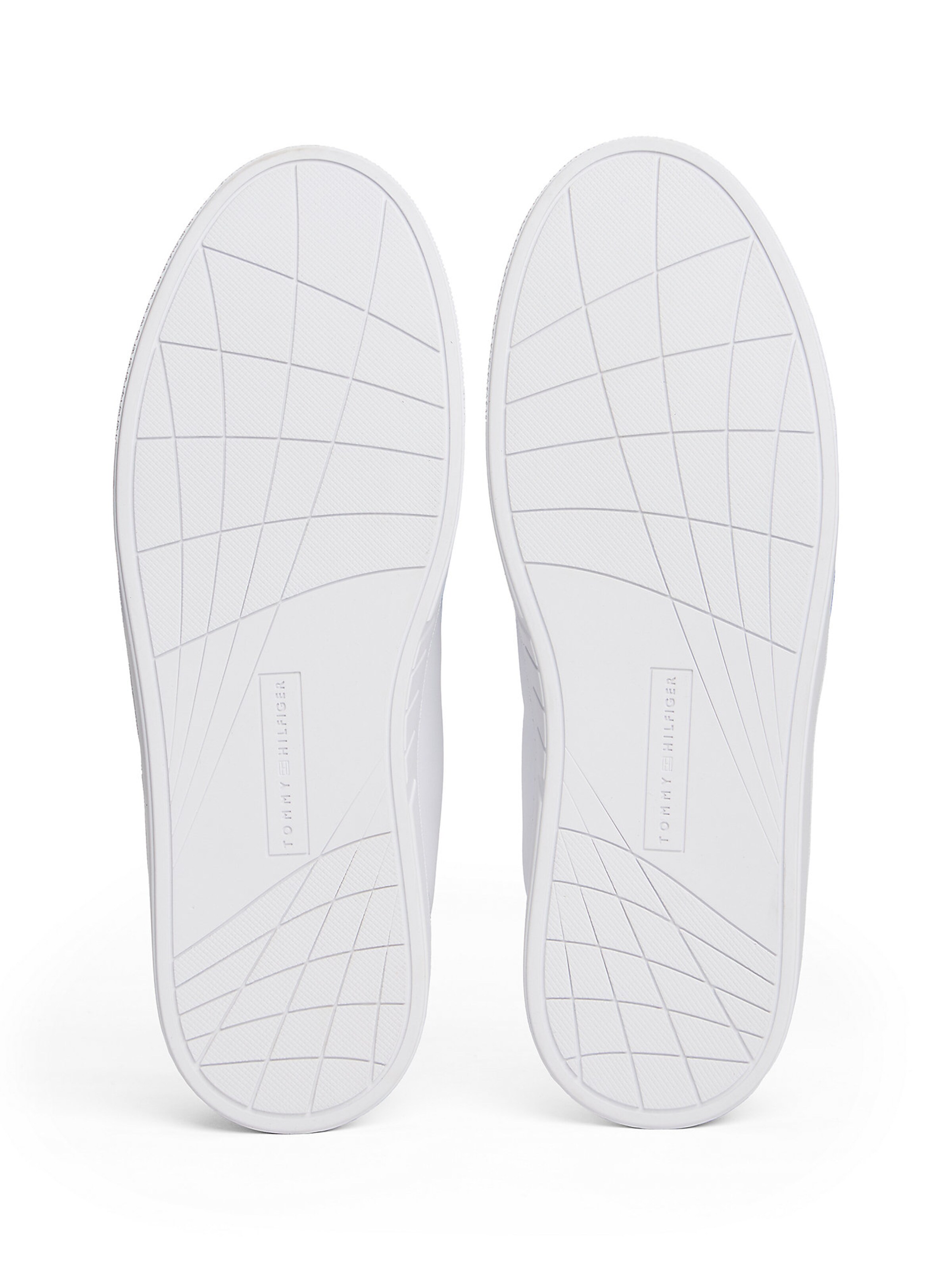 TOMMY HILFIGER Sneaker  'Icon Signature Tape Court' in Weiß