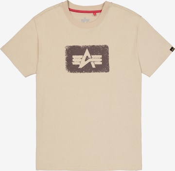 ALPHA INDUSTRIES Bluser & t-shirts i beige: forside