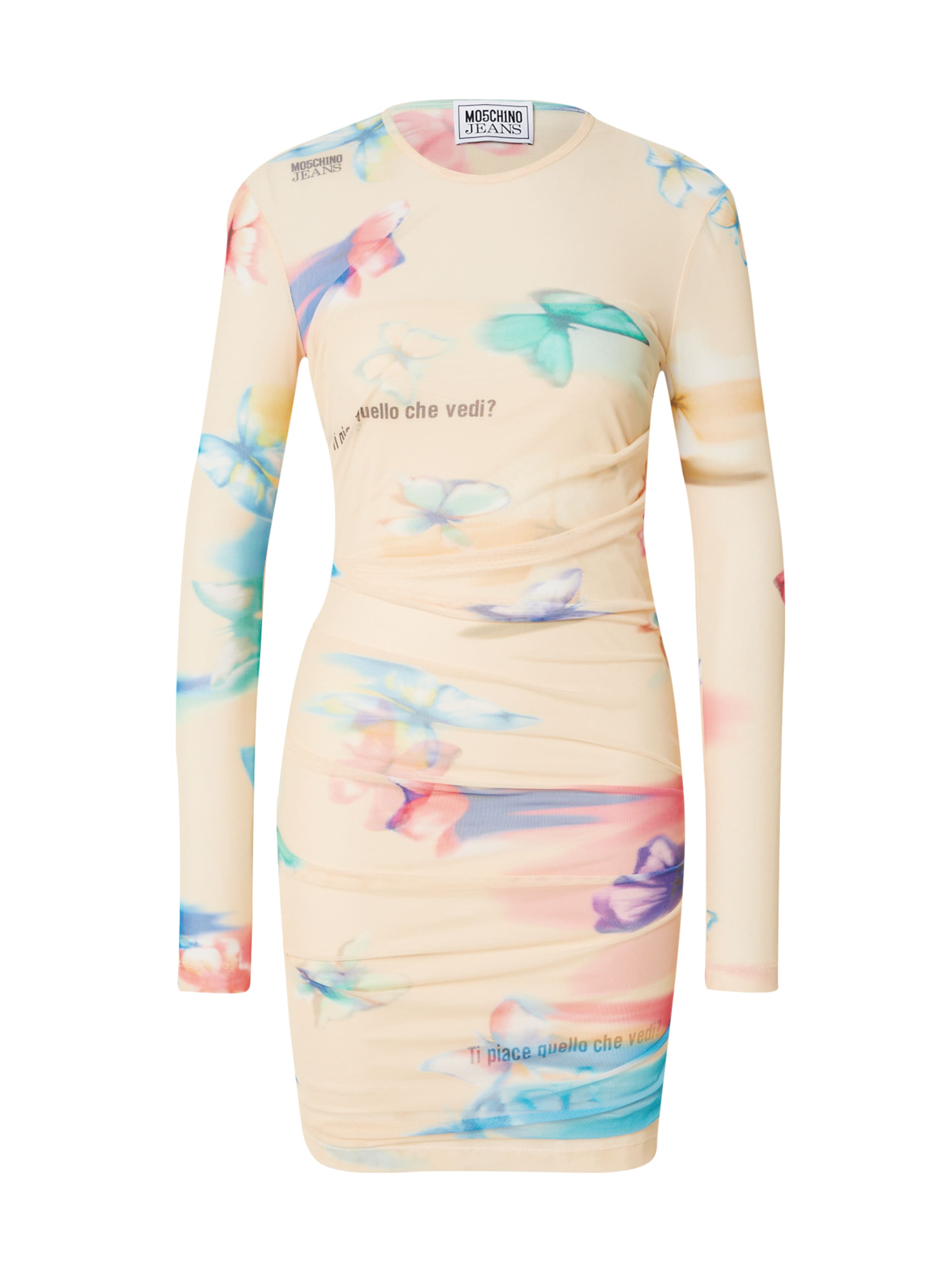 Moschino Jeans Kleid in Beige: Vorderseite