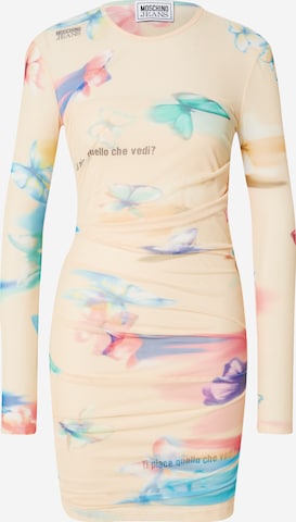 Rochie de la Moschino Jeans pe bej: față