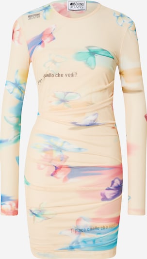 Moschino Jeans Mekko värissä norsunluu / vaaleansininen / vaaleanpunainen, Tuotenäkymä