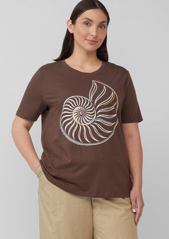T-shirt s.Oliver en marron : devant