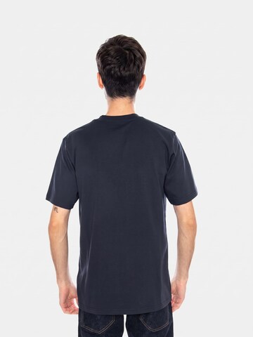 Carhartt WIP Bluser & t-shirts 'S/S Script T-Shirt Deep Night / Gentle Green' i blå