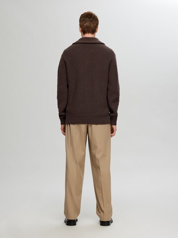 SELECTED Trui in Bruin