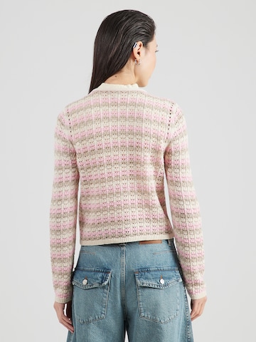 ONLY Gebreid vest 'ONLASA' in Roze