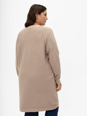 Cardigan 'RACHEL' Zizzi en beige