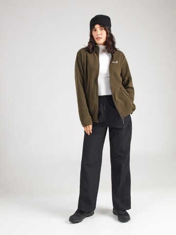 zaļš JACK WOLFSKIN Funkcionāla flīsa jaka 'TAUNUS 200'