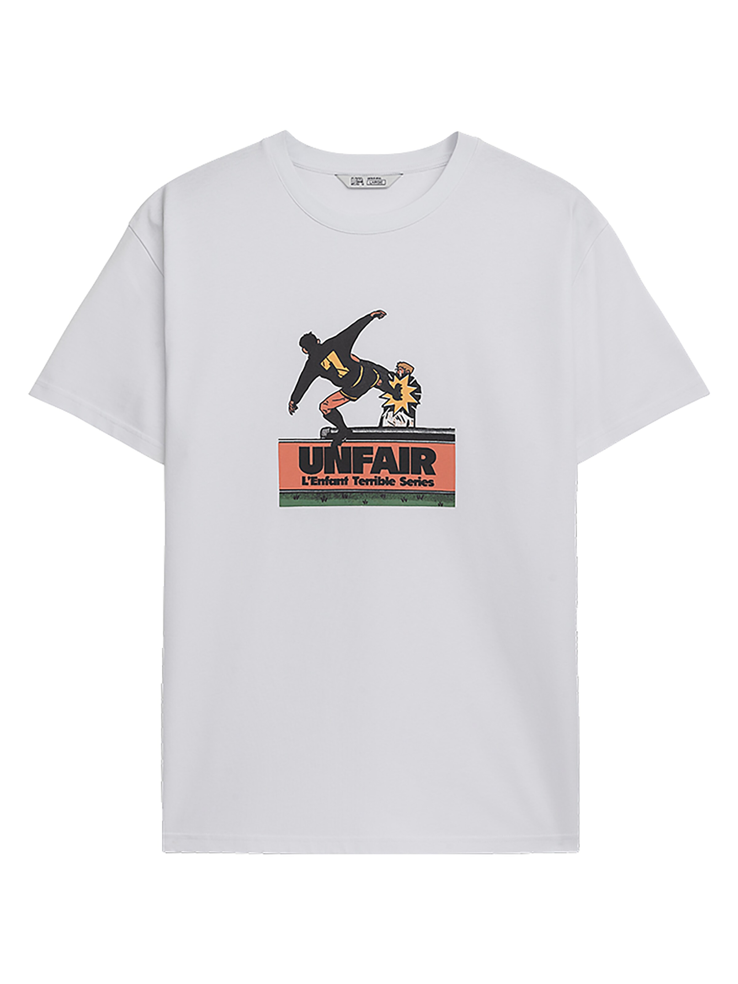 Unfair Athletics Shirt 'Cantona' in White: front