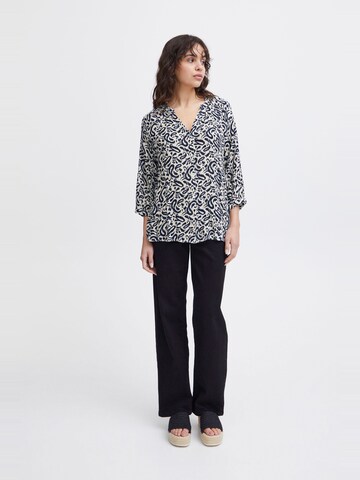 ICHI Blouse 'Marrakech' in Blue