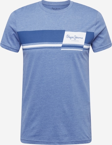Pepe Jeans T-shirt 'KADE' i blå: framsida