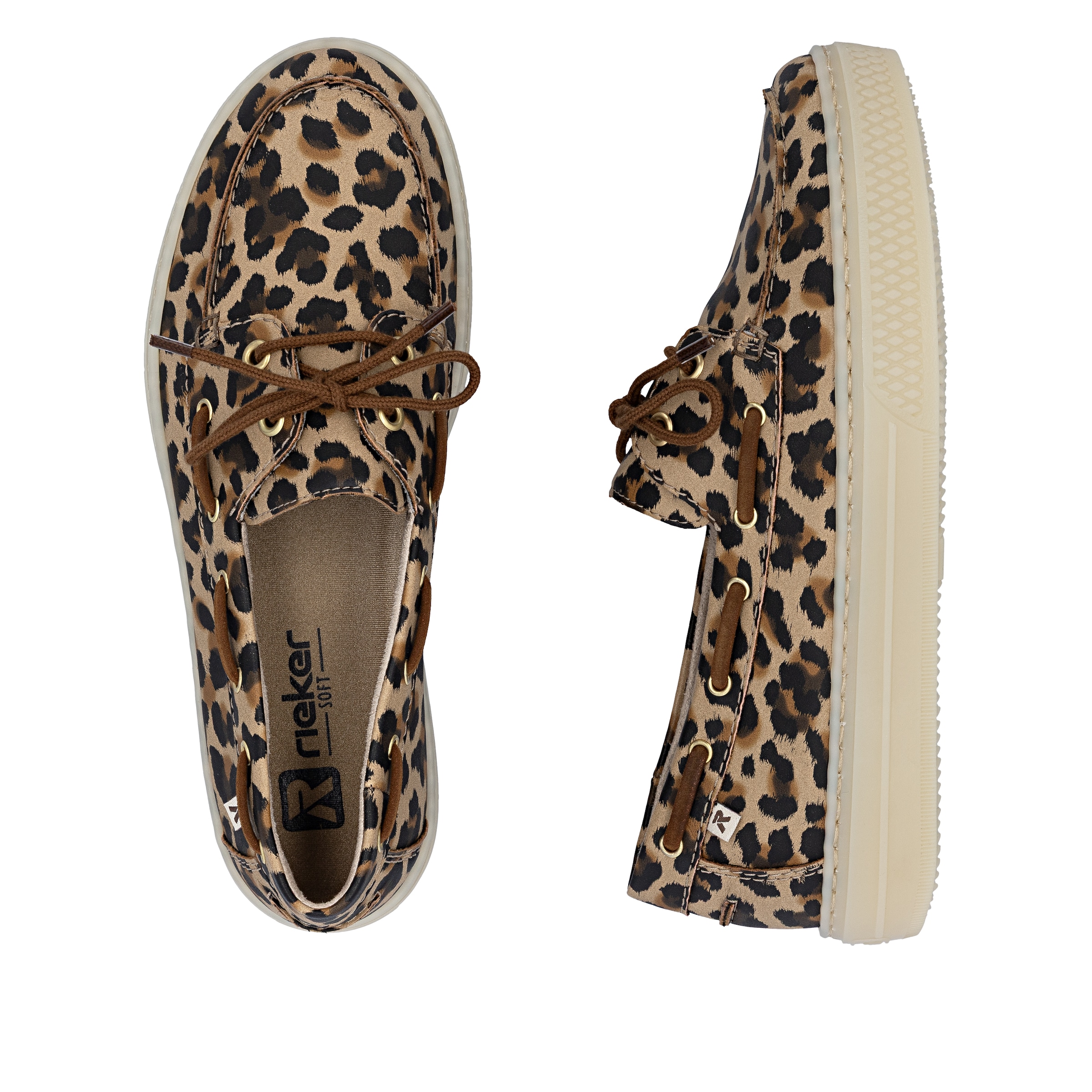 Rieker Classic Flats in Brown