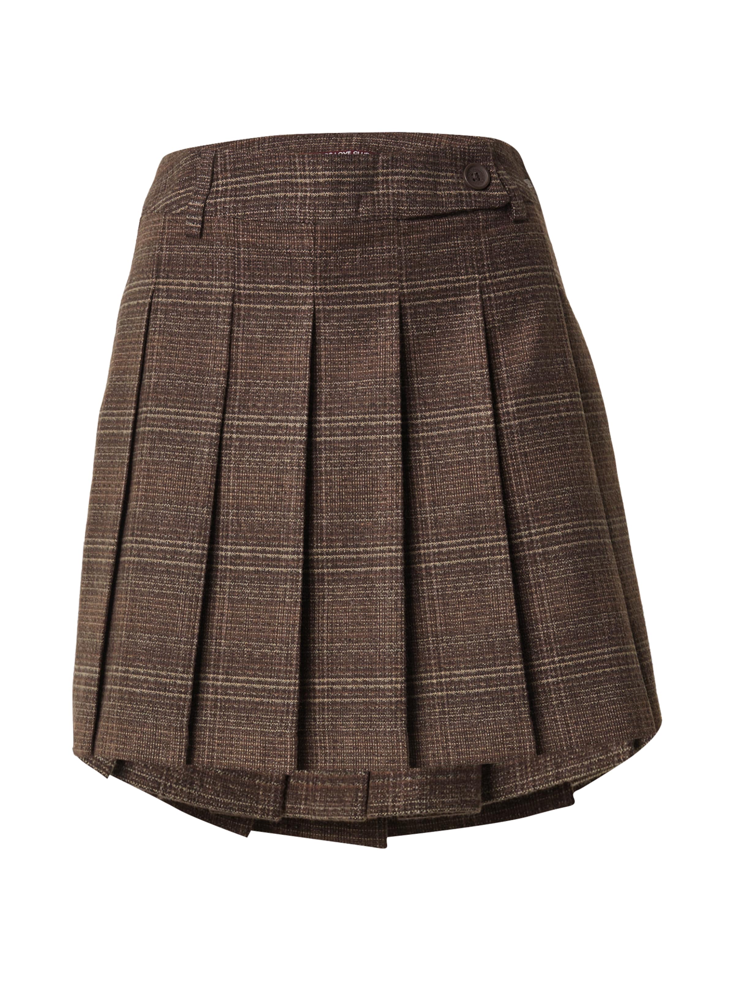 QS Φούστα σε καφέ: μπροστά