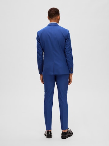 Coupe slim Veste de costume 'NEIL' SELECTED HOMME en bleu