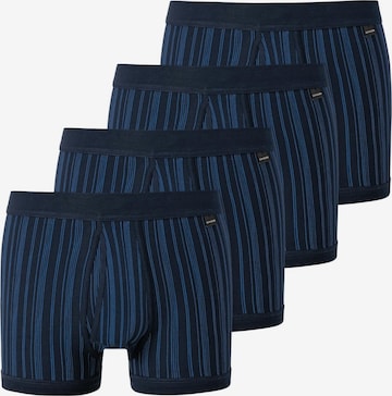 SCHIESSER Boxershorts 'Original Classics Feinripp' in Blauw: voorkant
