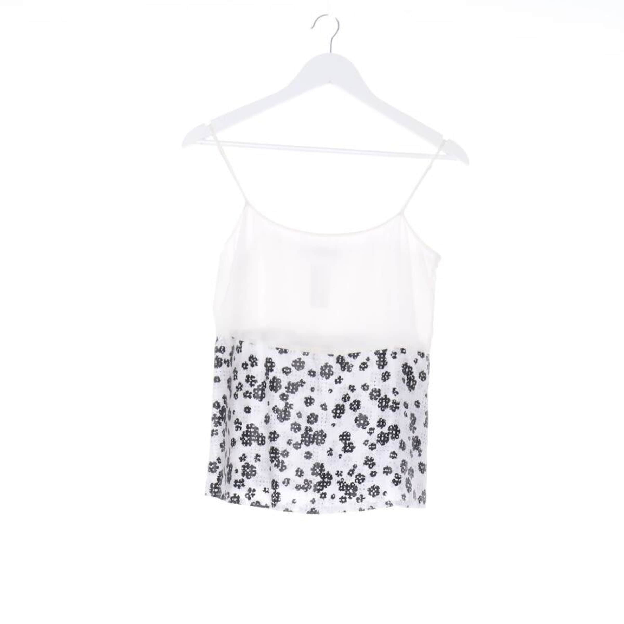 Schumacher Top / Seidentop XS in Schwarz: Vorderseite