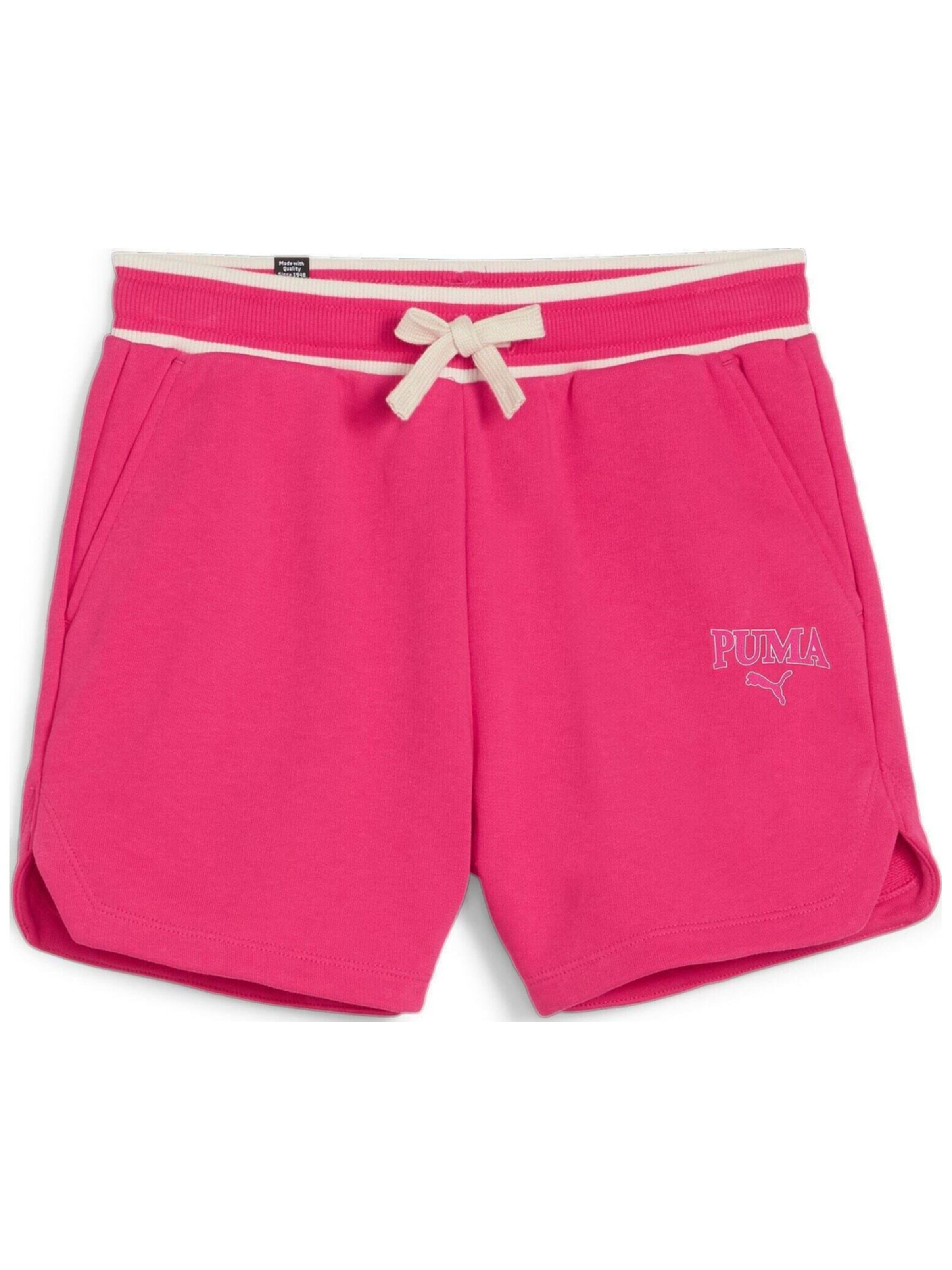 PUMA - regular Pantalón deportivo 'Puma Squad Shorts G' en rosa: frente