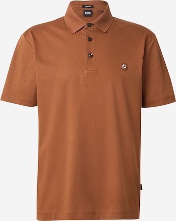 T-Shirt 'C-Parris 01' BOSS en marron : devant