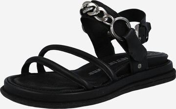 A.S.98 Sandal 'Pola21' in Black: front