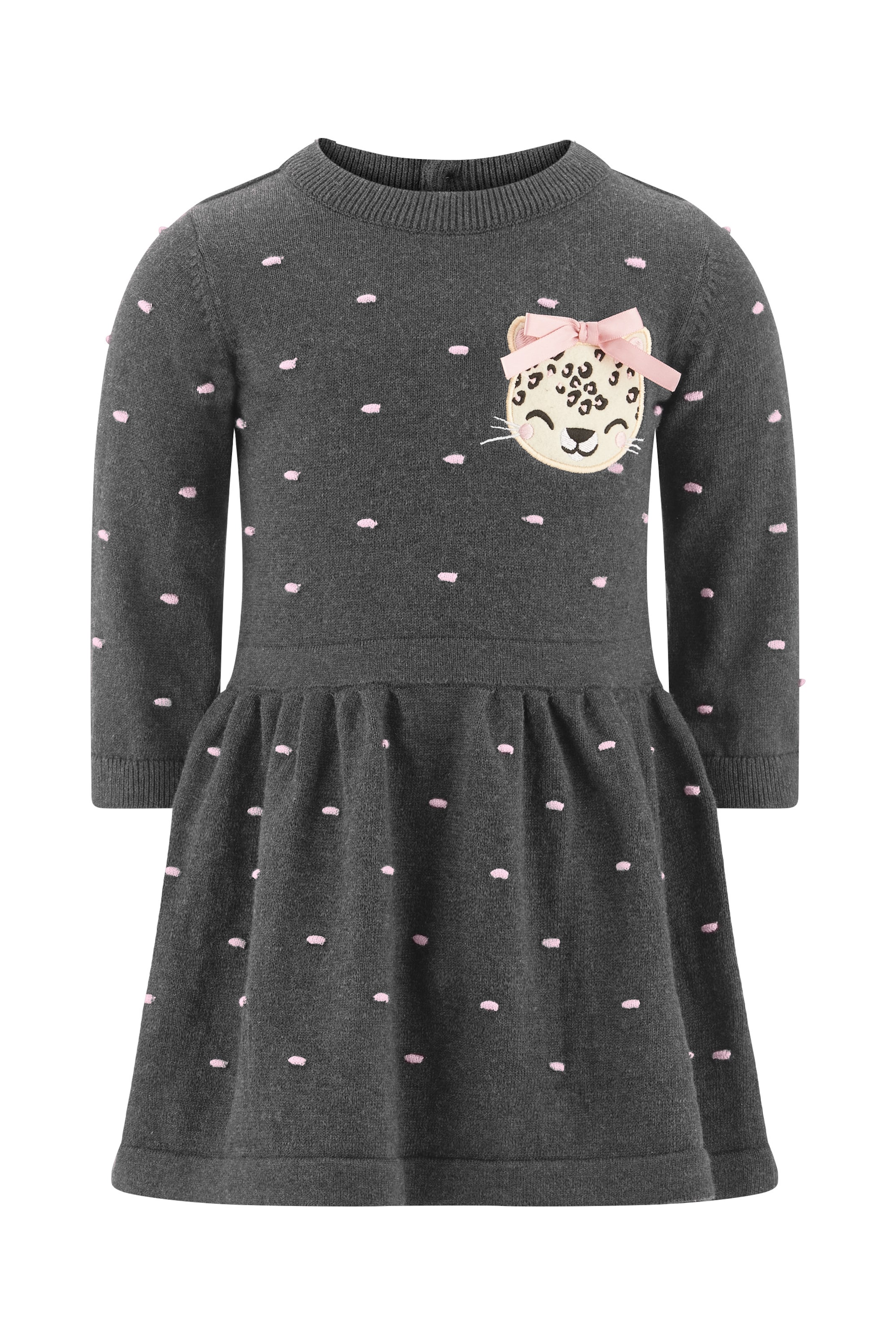 happy girls - Vestido en gris: frente